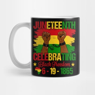 Juneteenth Celebrating Black Freedom 1865 African American Mug